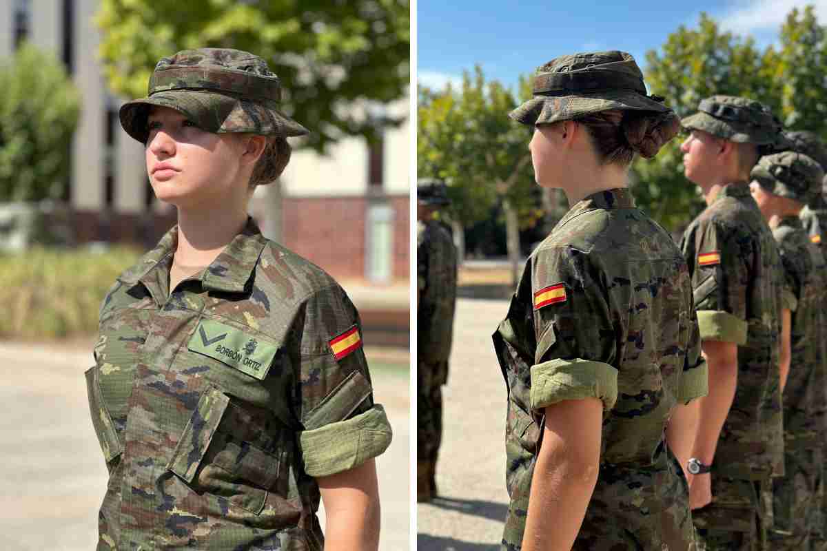 princesa leonor academia general militar uniforme detalles 