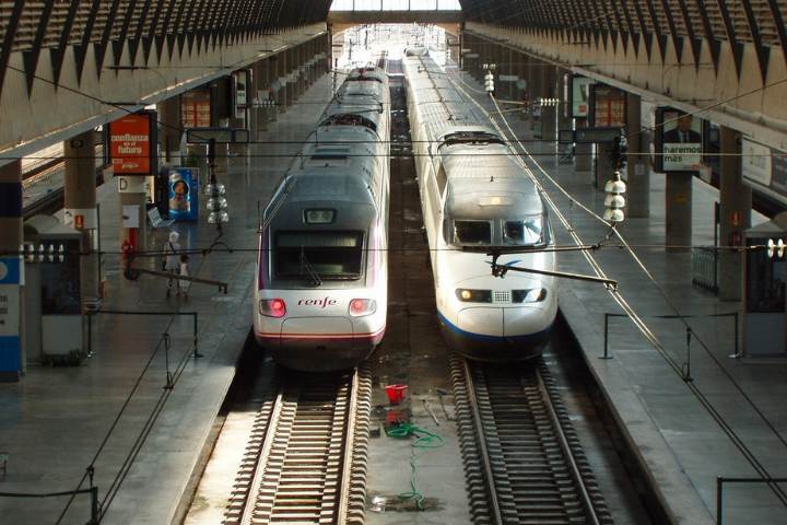 Estación de Santa Justa, en Sevilla.